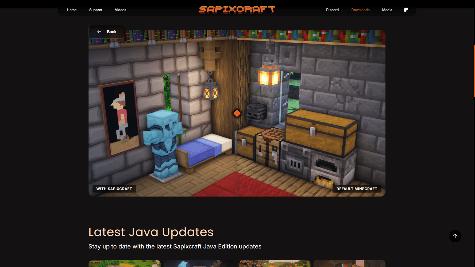 Sapixcraft - Downloads overview